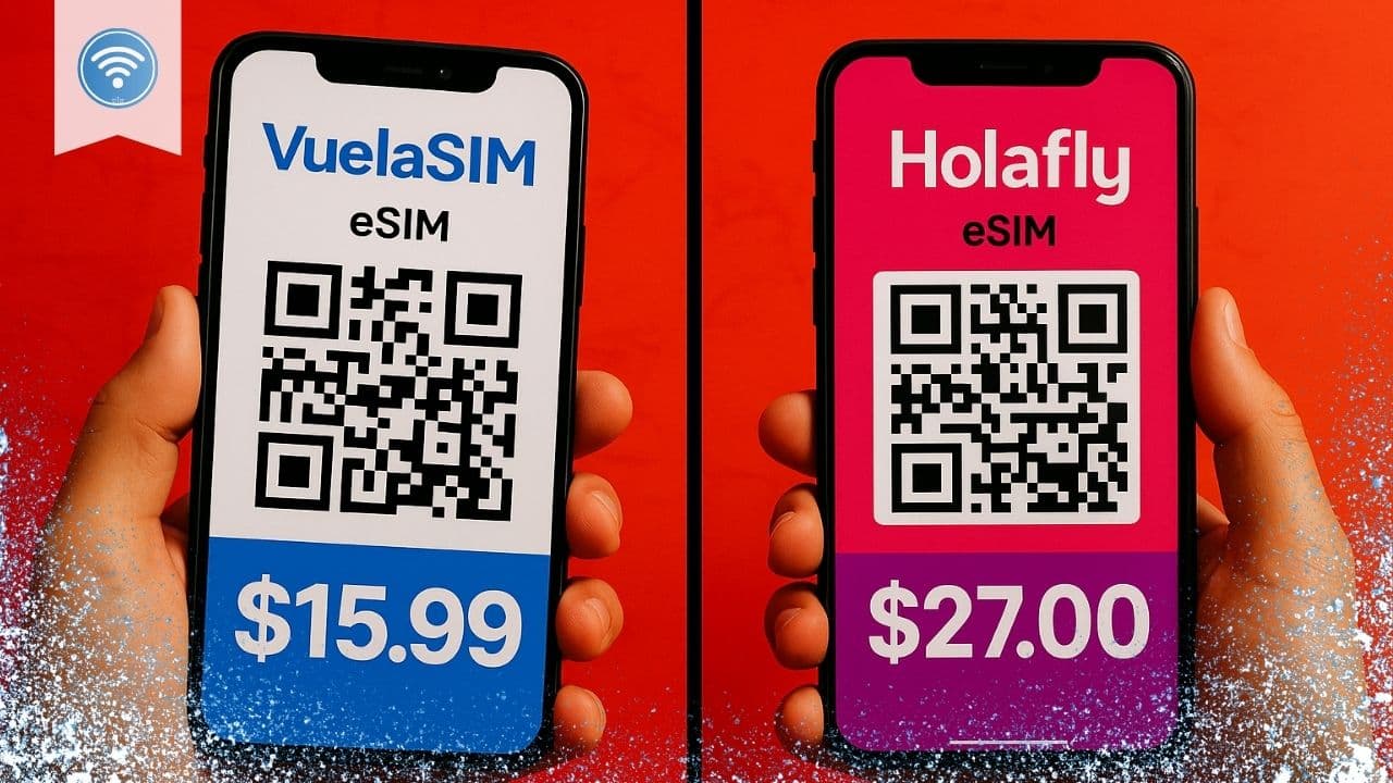 VuelaSIM vs Holafly: ¿Cuál es mejor en 2026?